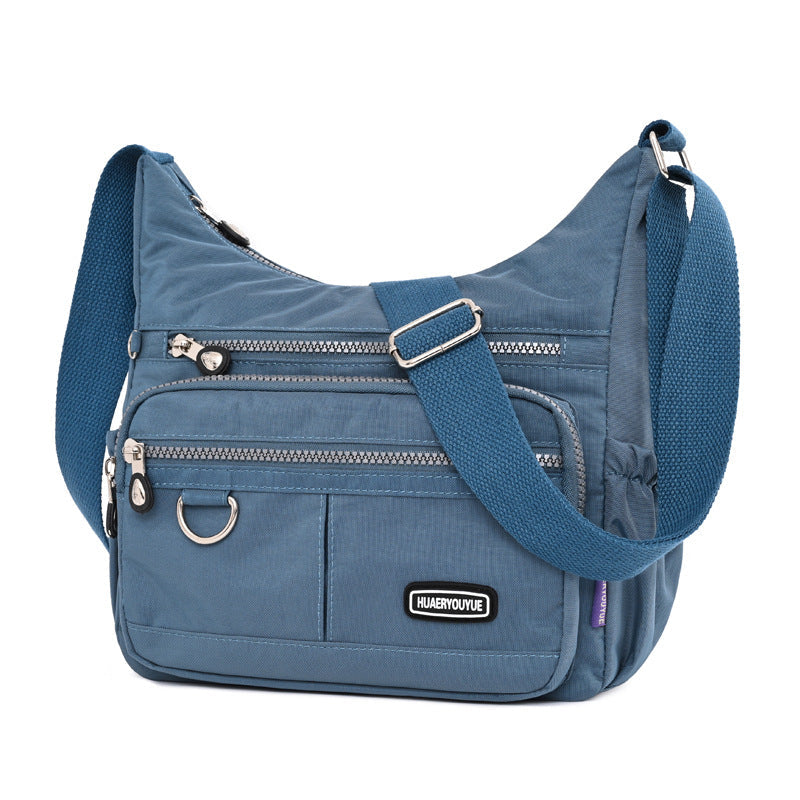 Nylon Womens Water-resistant Crossbody Bag