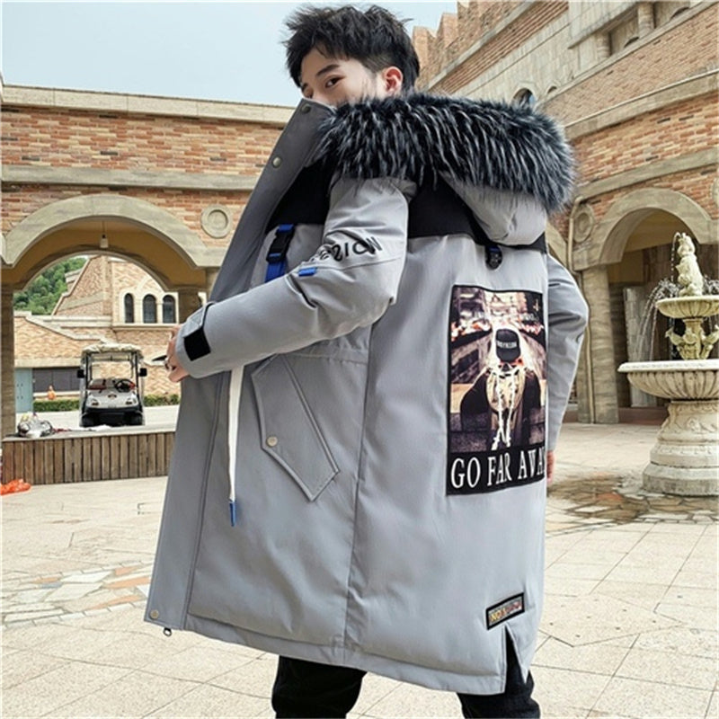 Men's Mid-length Warm Padded Jacket