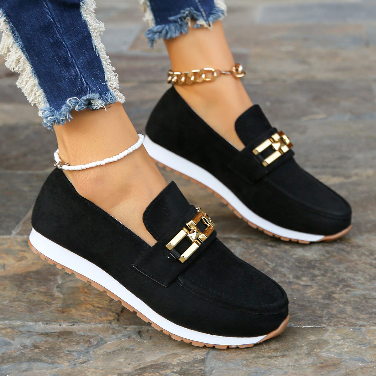 Women's European And American Platform Soft Sole Shoes