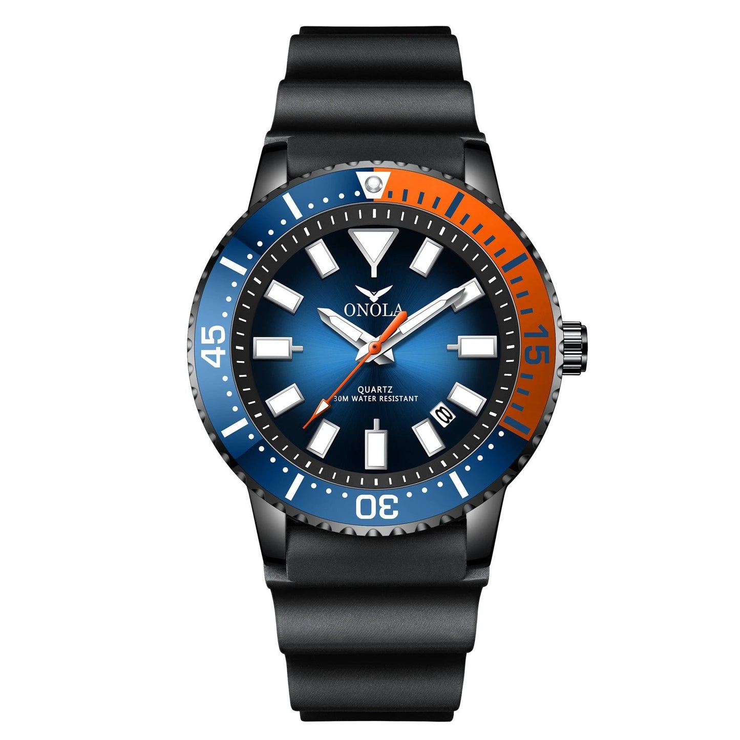 Business Casual Men's Waterproof Tape Quartz Watch