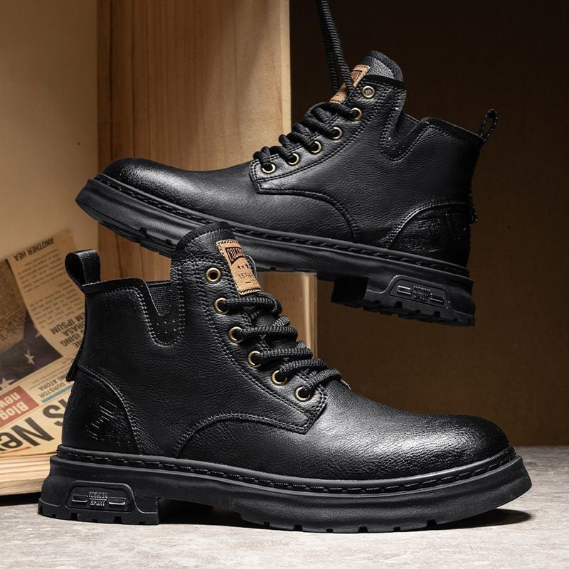 Men's Retro British Style Work Ankle Boots
