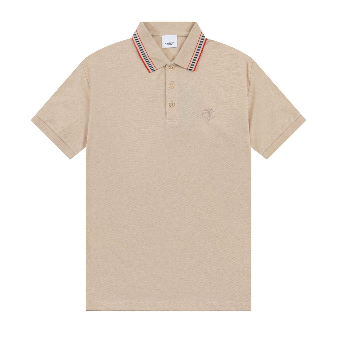 Burberry Beige T-Shirt With Collar