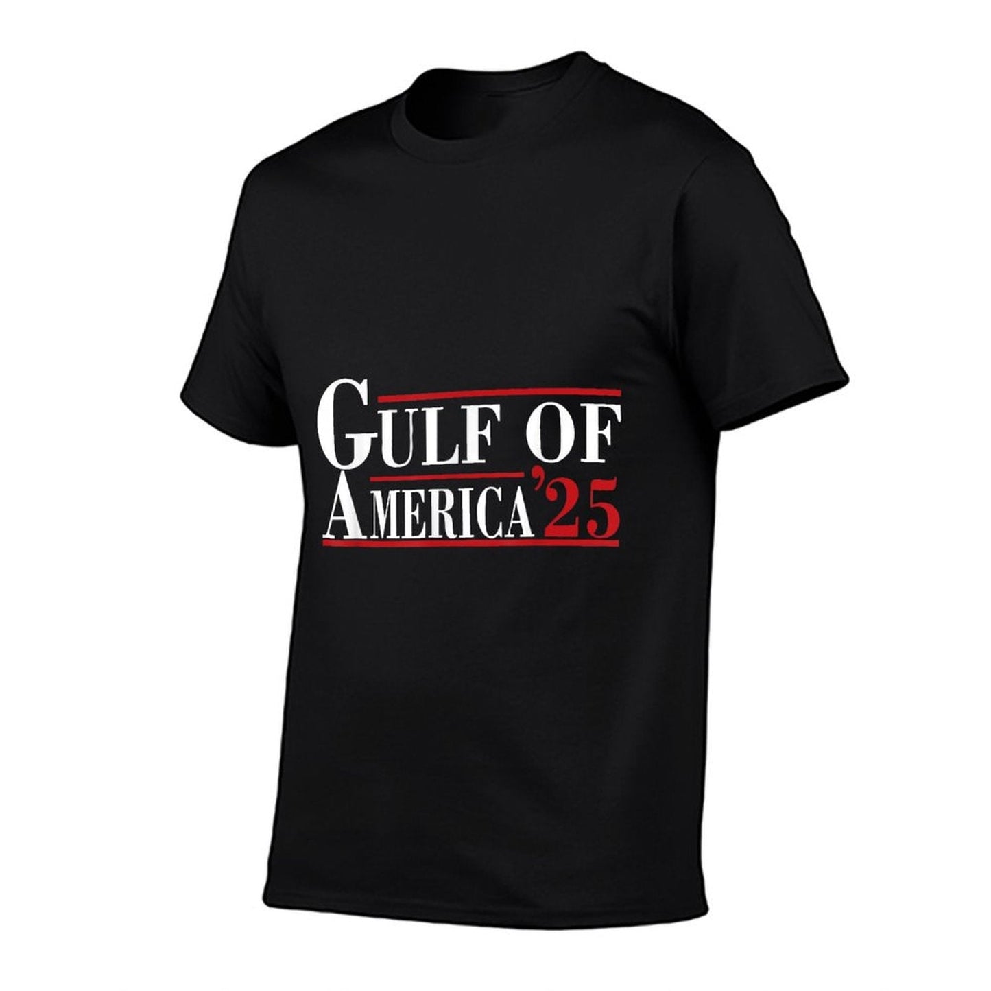 Gulf of USA America Funny USA Flag Cotton T-Shirt