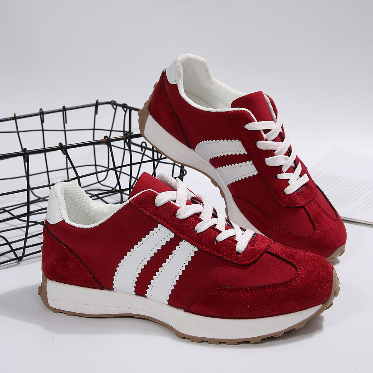 Women's Retro Chunky-soled Casual Sneakers