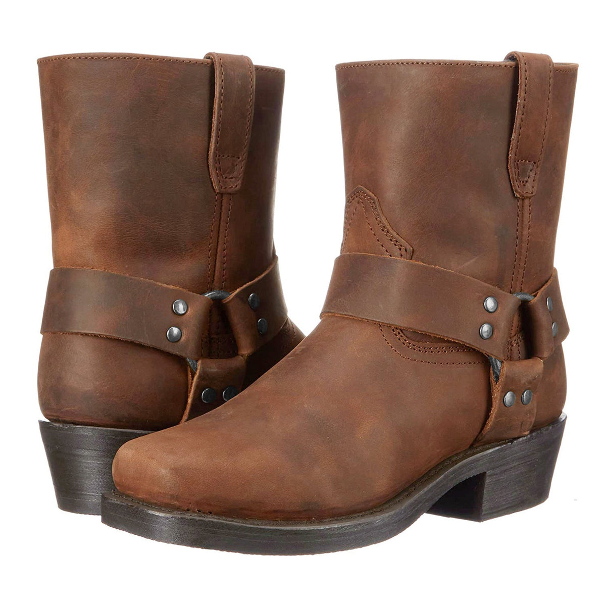 Men's Versatile Casual Leather Retro Short Boots