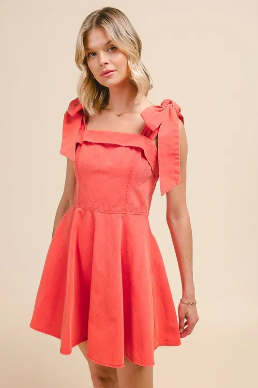 Vestido SO ME con vuelo lavado para día de partido