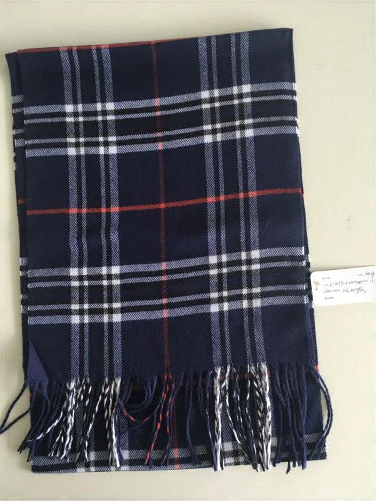 Faux Cashmere Scarf Solid Color For Men