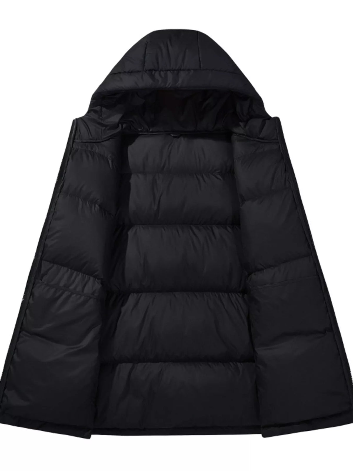 Men's Full Size Warm Padded Hooded Puffer Jacket Plus Size