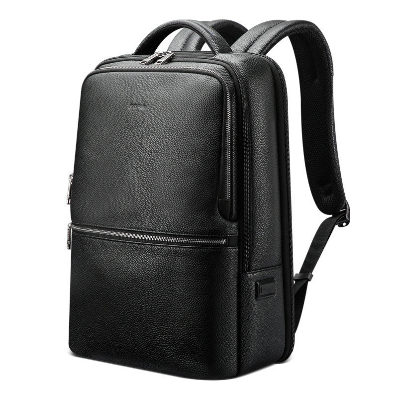 Men's Large Capacity Black Backpack