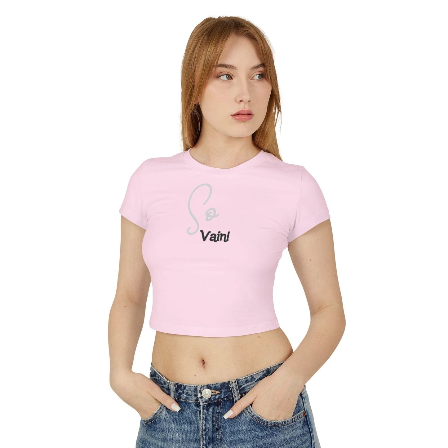So vain Women's Crop Tee