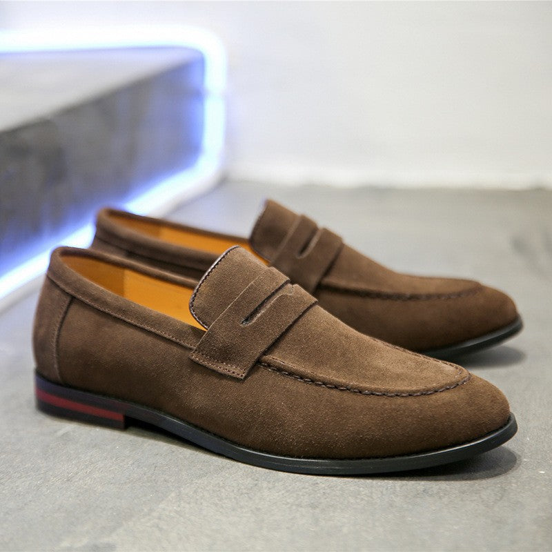 Men's Korean Style Suede Flats