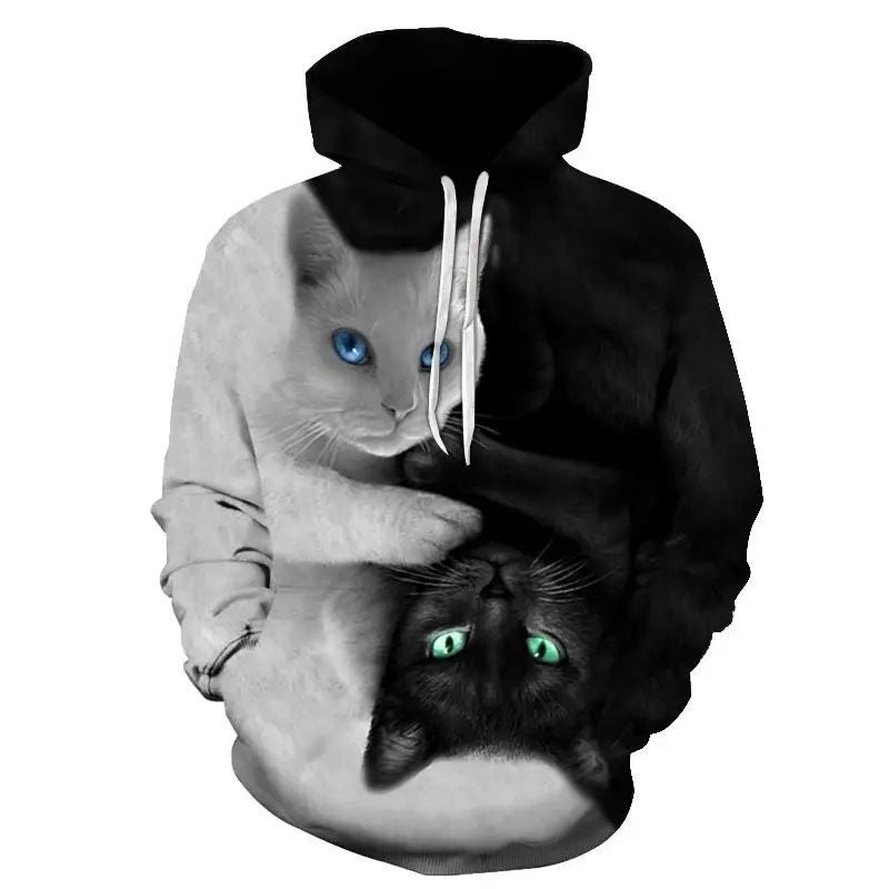 3D Digital Print Hoodie Men's Sweatshirt