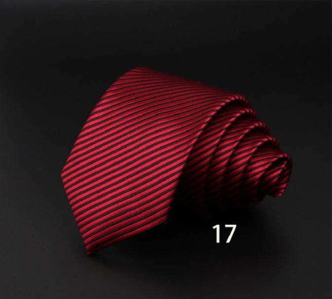 Men's Striped Polyester Fiber Ties