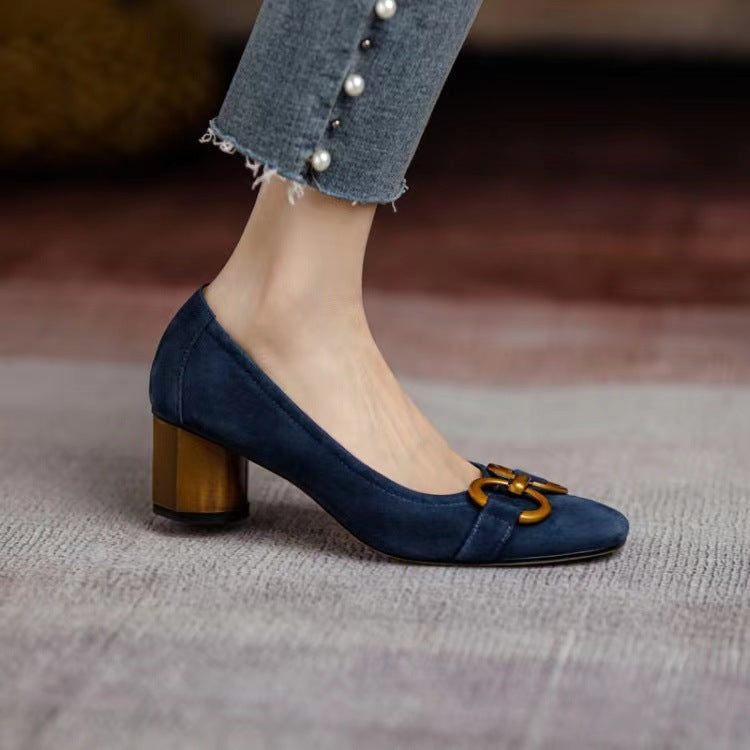 Women's Square-Toe Heels