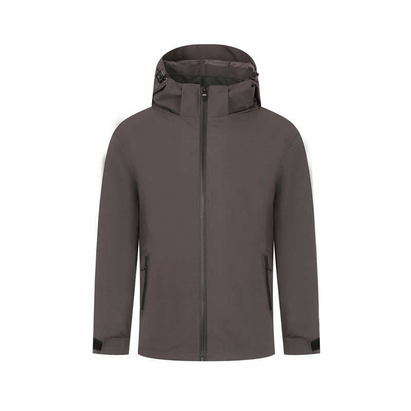 Single Layer Shell Jacket Outdoor Sports Waterproof Windproof Jacket