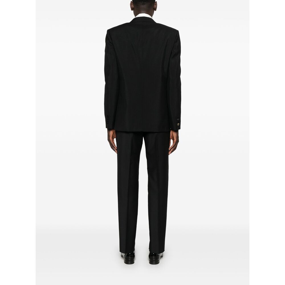 Trajes Negros Gucci - Trajes de Hombre Cruzado