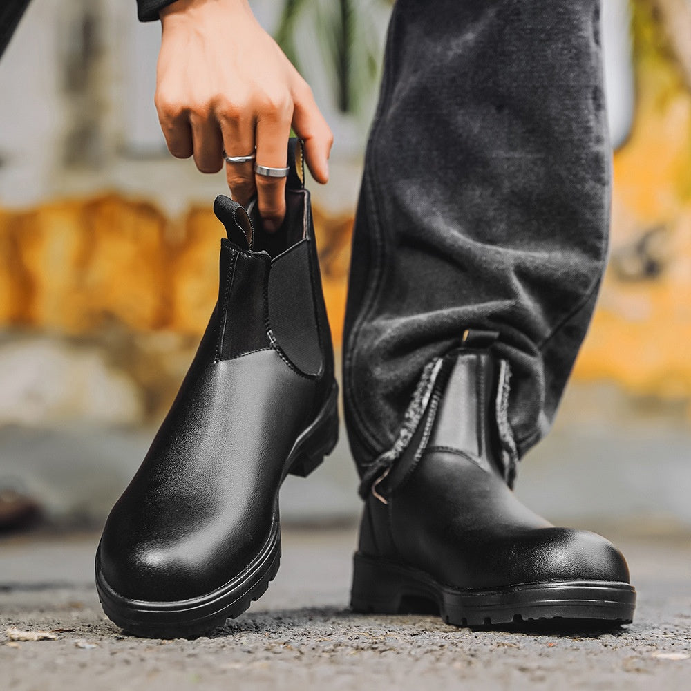 Vintage Leather Chelsea Boots