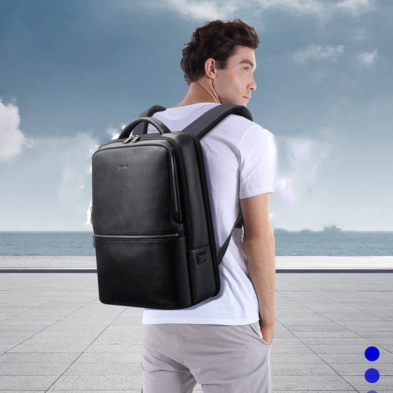 Men's Large Capacity Black Backpack