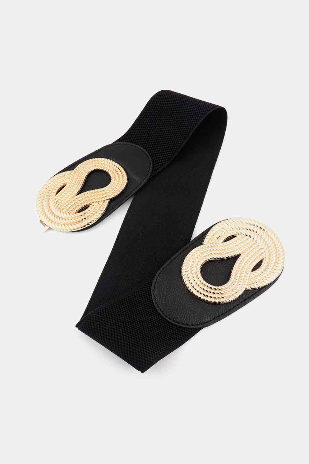 Twisted Trends Alloy Buckle Wide Belt – Stylish Adjustable Fit See size chart under “more details”