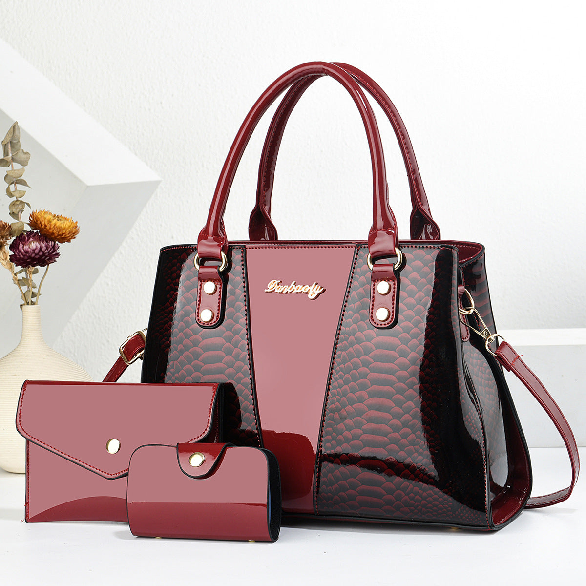 Large-Capacity Crossbody Tote Bag Set Crossbody Bag