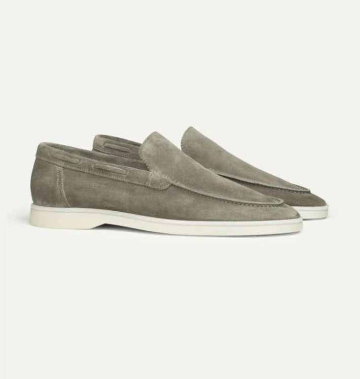 Men's Matte Suede Slip-On Loafers