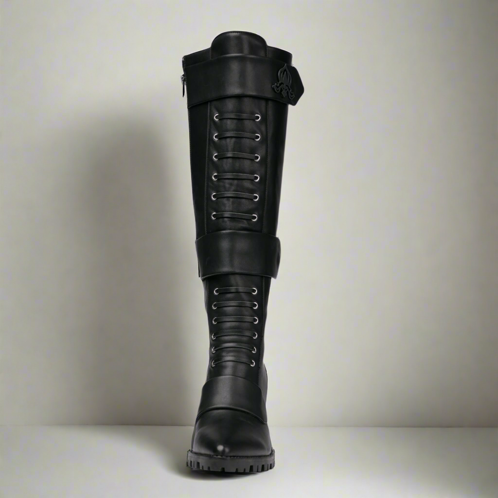 Michaela V Aspen Marta – Black Leather Boots