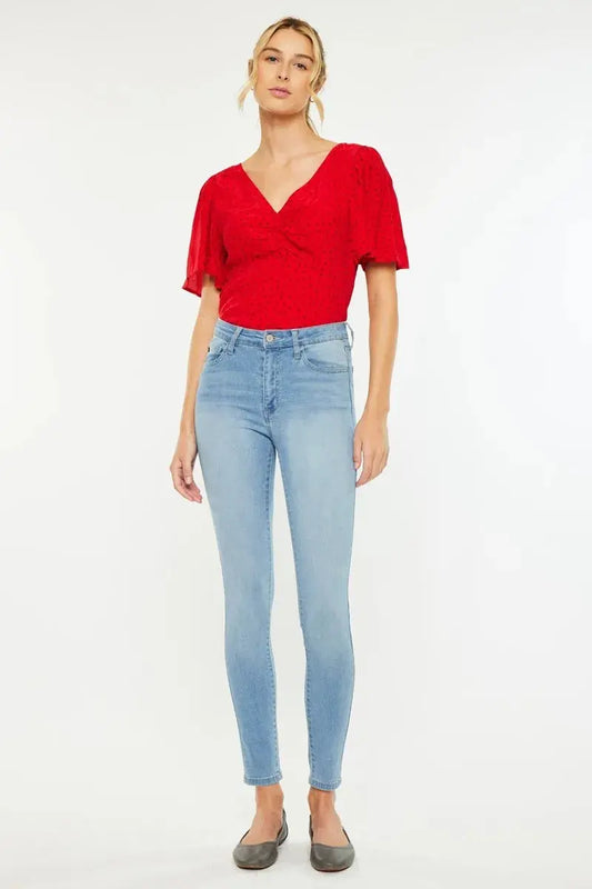 Jeans de mujer - Súper ajustados de tiro alto - Estilo diario