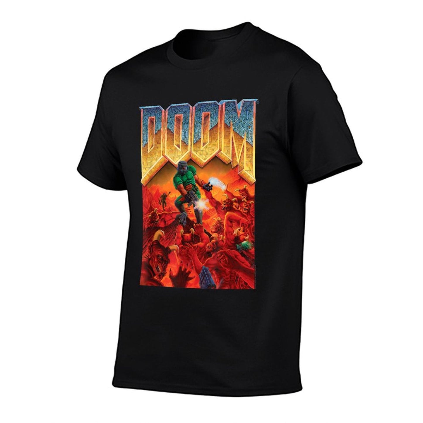 DOOM 1993 Video Game Cover Art Odor-resistant T-Shirt