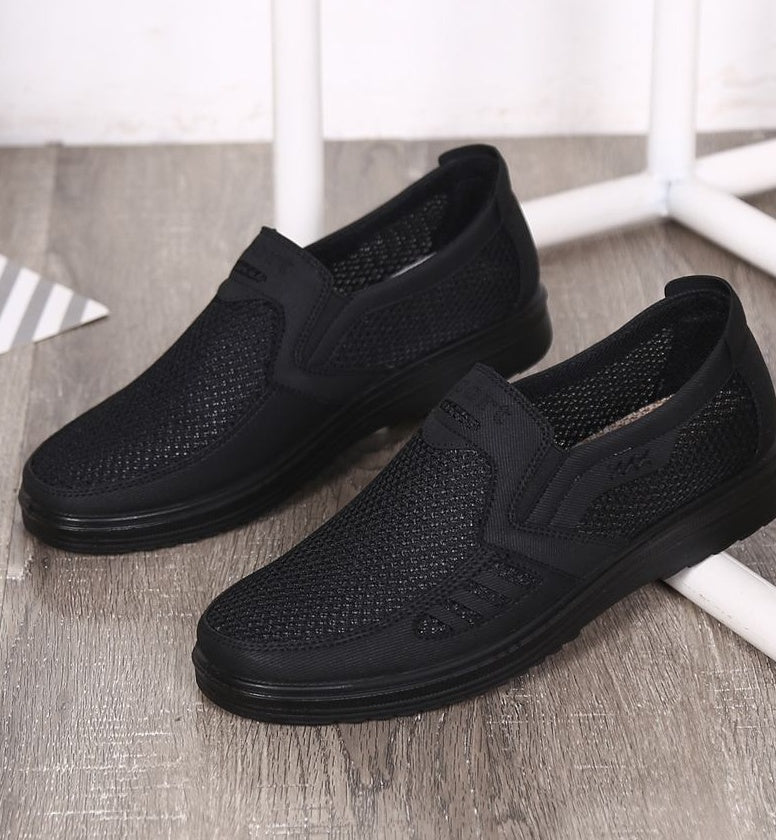 Lightweight Casual Soft Sole Senior Dad Flats