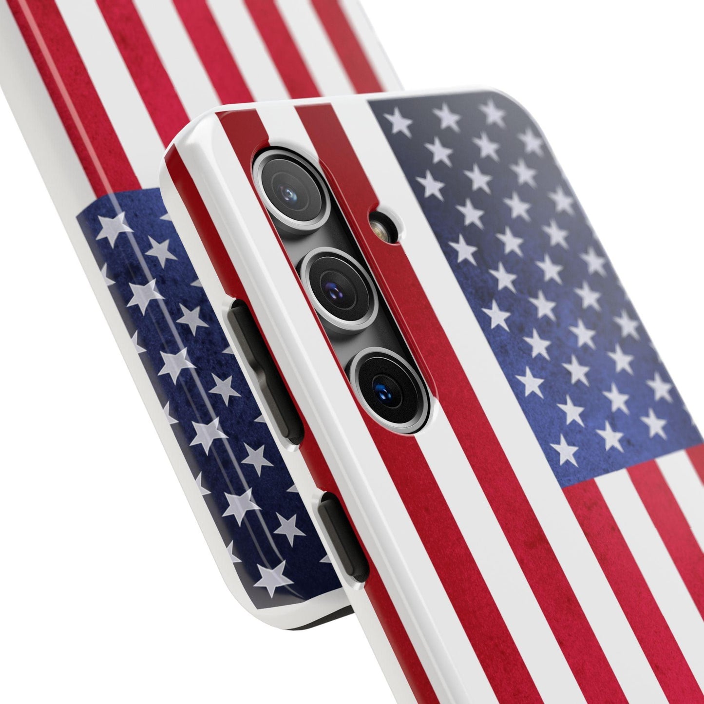 USA Flag Printed Tough Phone Cases