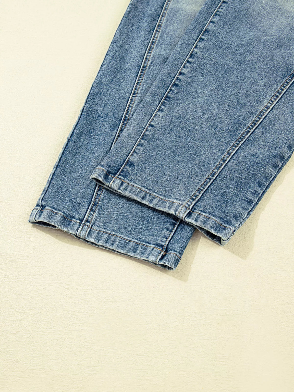 Vintage Washed Seam Detail Shift Jeans
