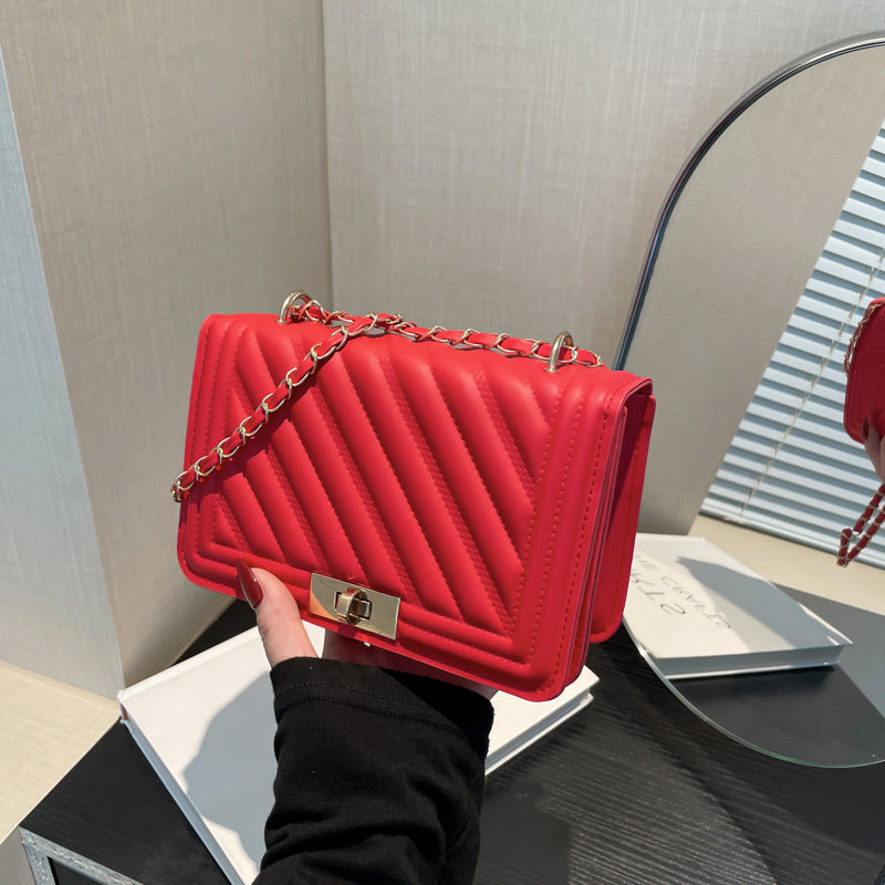 Fashionable Western-style Minimalist Casual Single-shoulder Crossbody Bag See size chart under “more details”