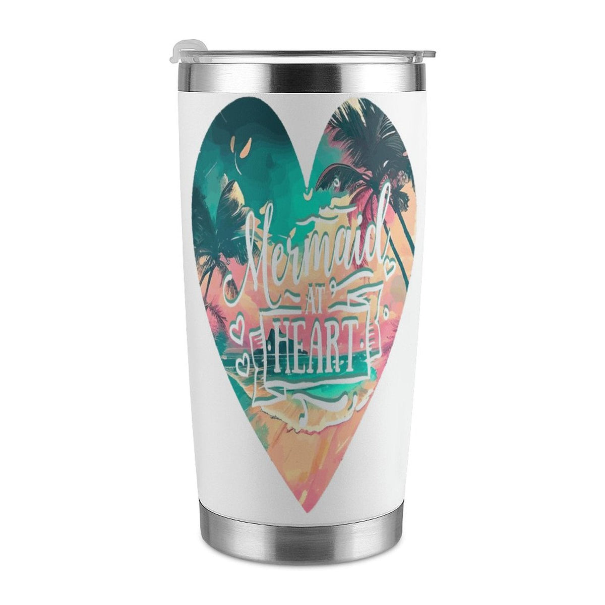 Mermaid at Heart 20oz Stainless Steel Travel Mug