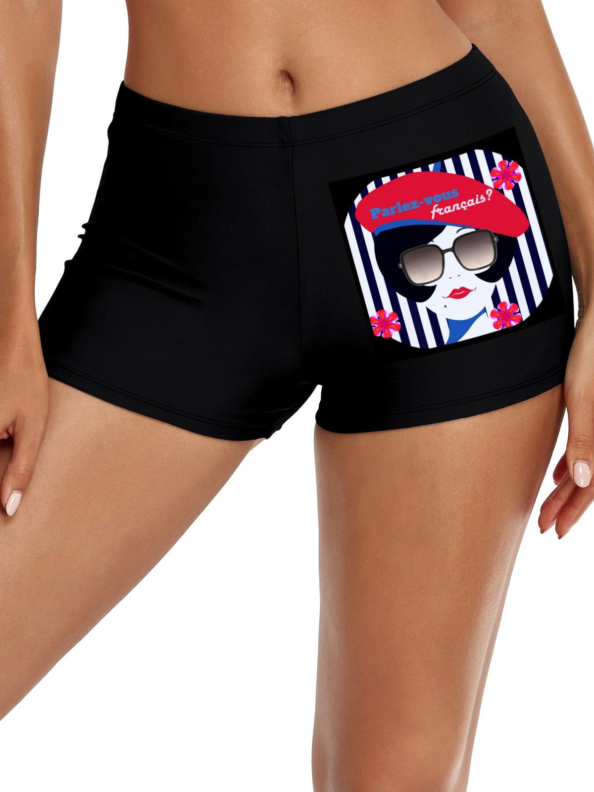 Parlez-vous Francais? French Girl Boxer Brief Boyshorts for Women (Made in USA)
