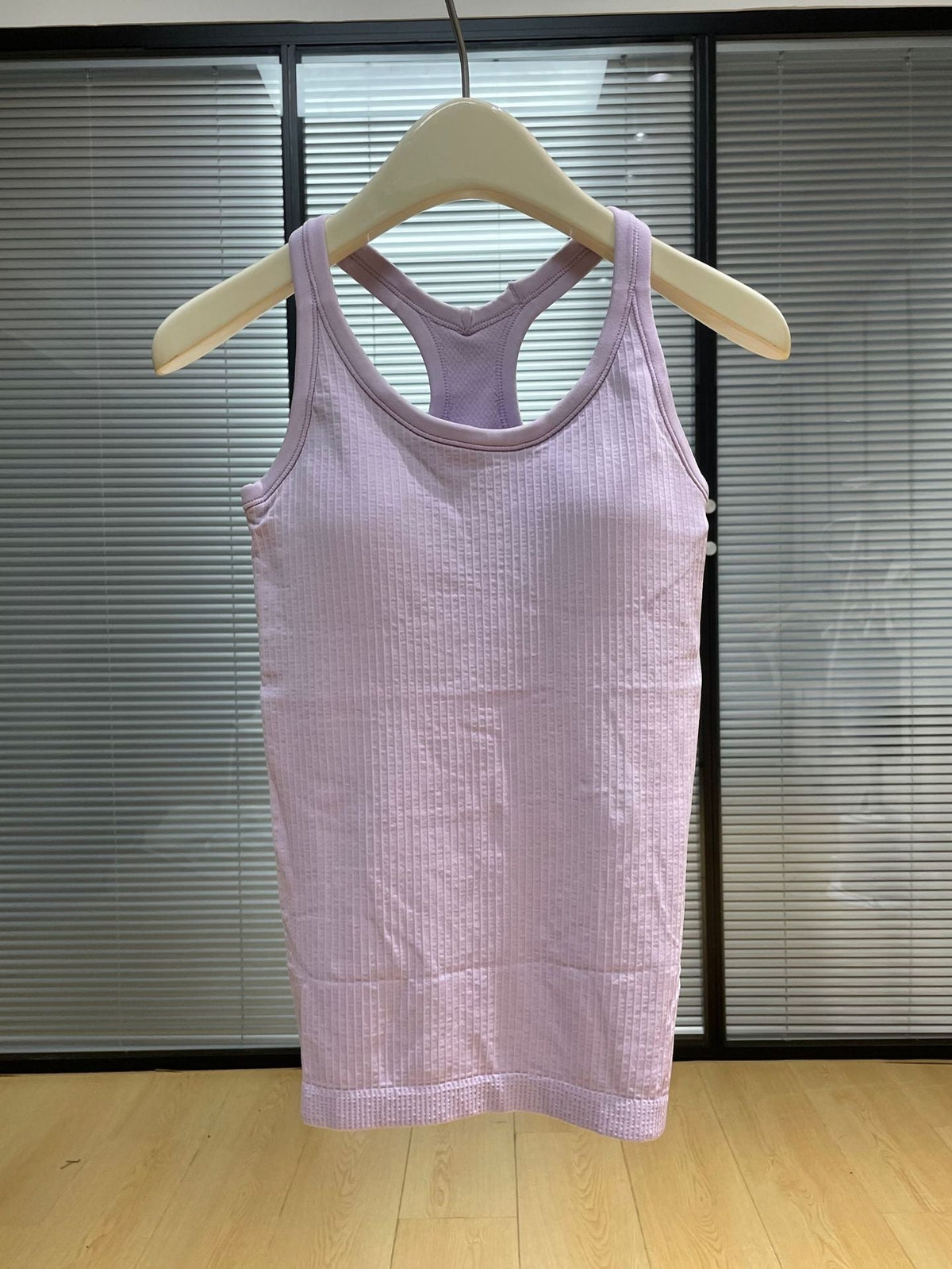 Ribbed Tank Top Yoga Wear For Women