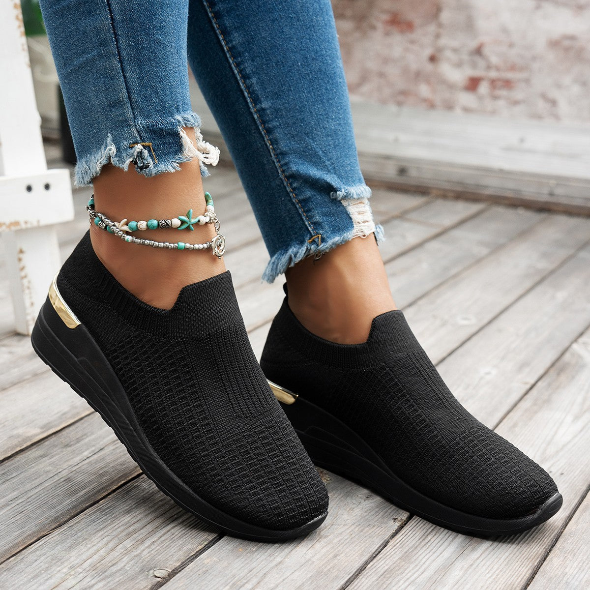 Women's Flyknit Mesh Sports-Casual Sneakers