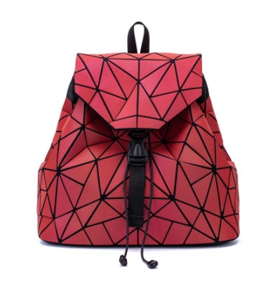 Ladies Fashion Geometric Backpack See size chart under “more details”