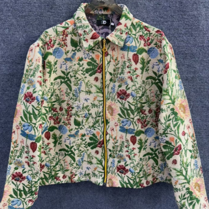 Casual Printed Long-sleeved Shirt