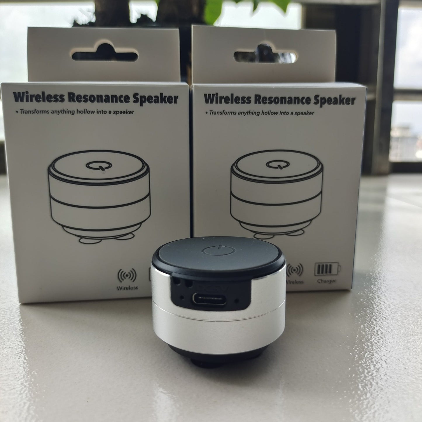 TWS Black Technology Bone Conduction Bluetooth Speaker