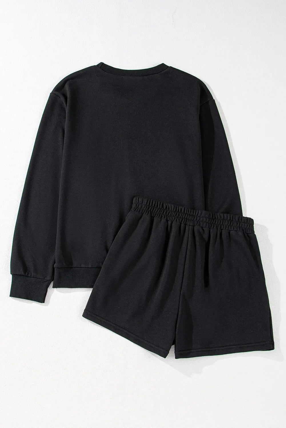 Conjunto de Top de Manga Larga con Cuello Redondo y Pantalones Cortos de Fútbol para el DÍA DEL PARTIDO