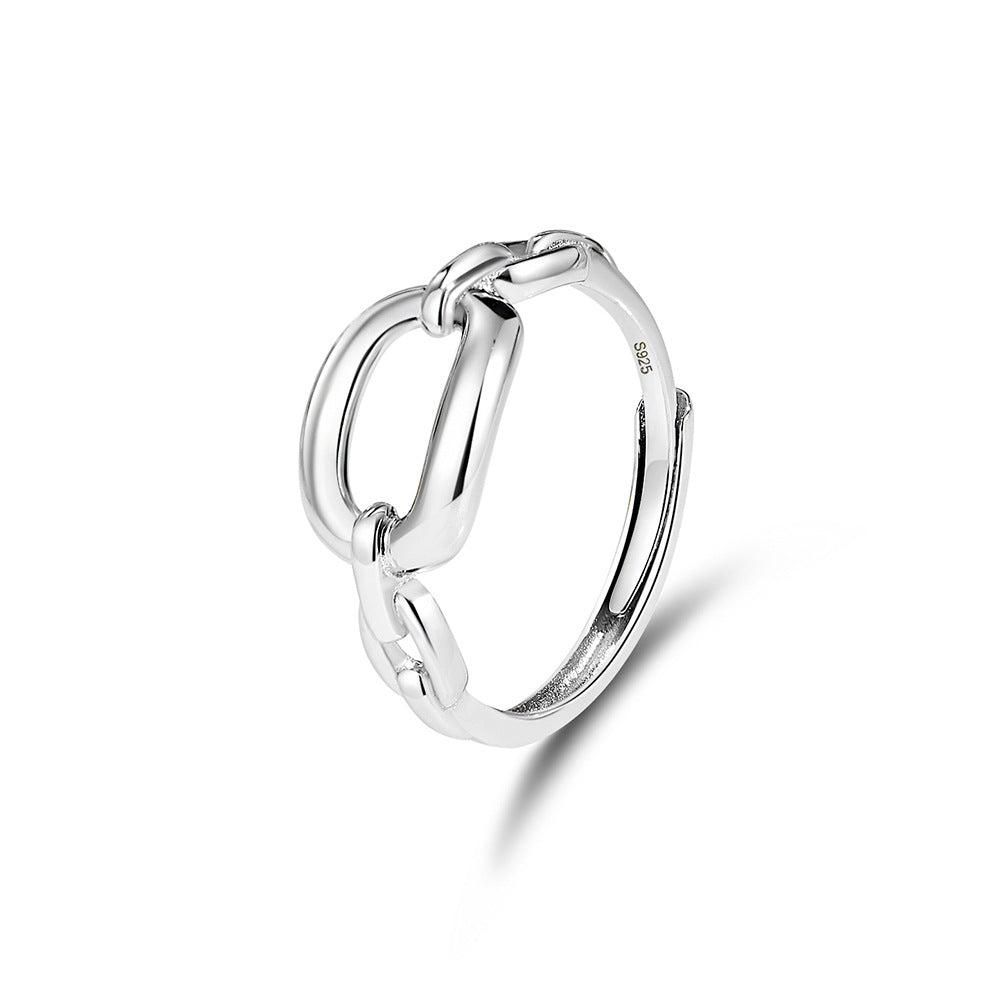 High-grade S925 Openning Silver Ring