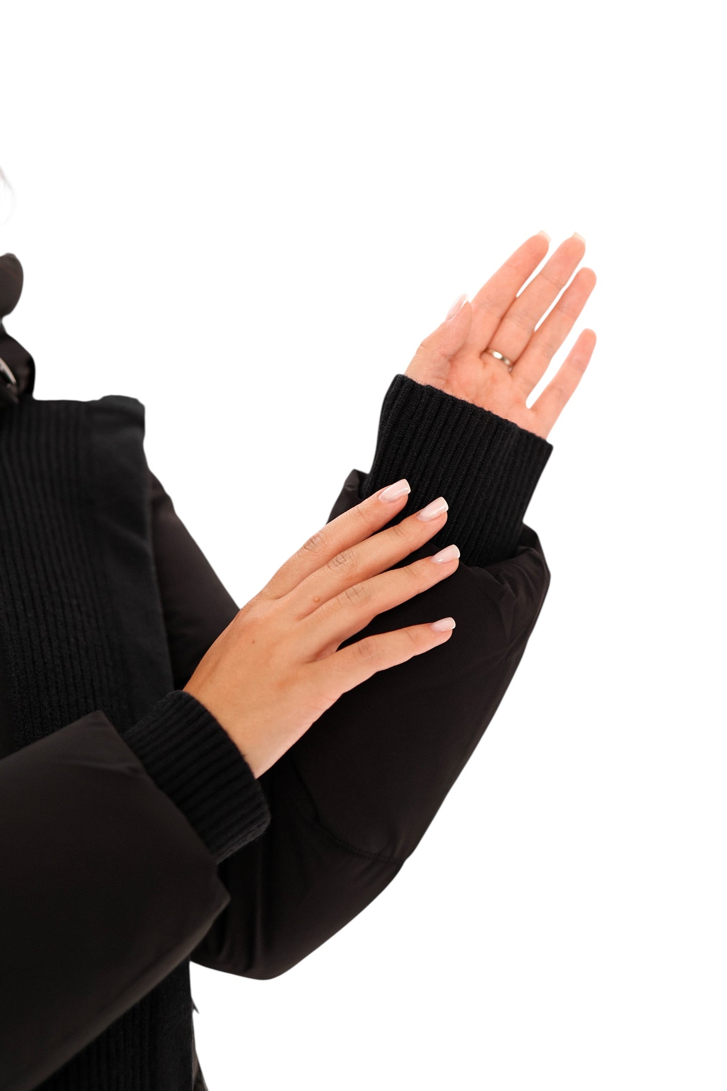Abrigo con aislamiento Bio-Down de doble capucha