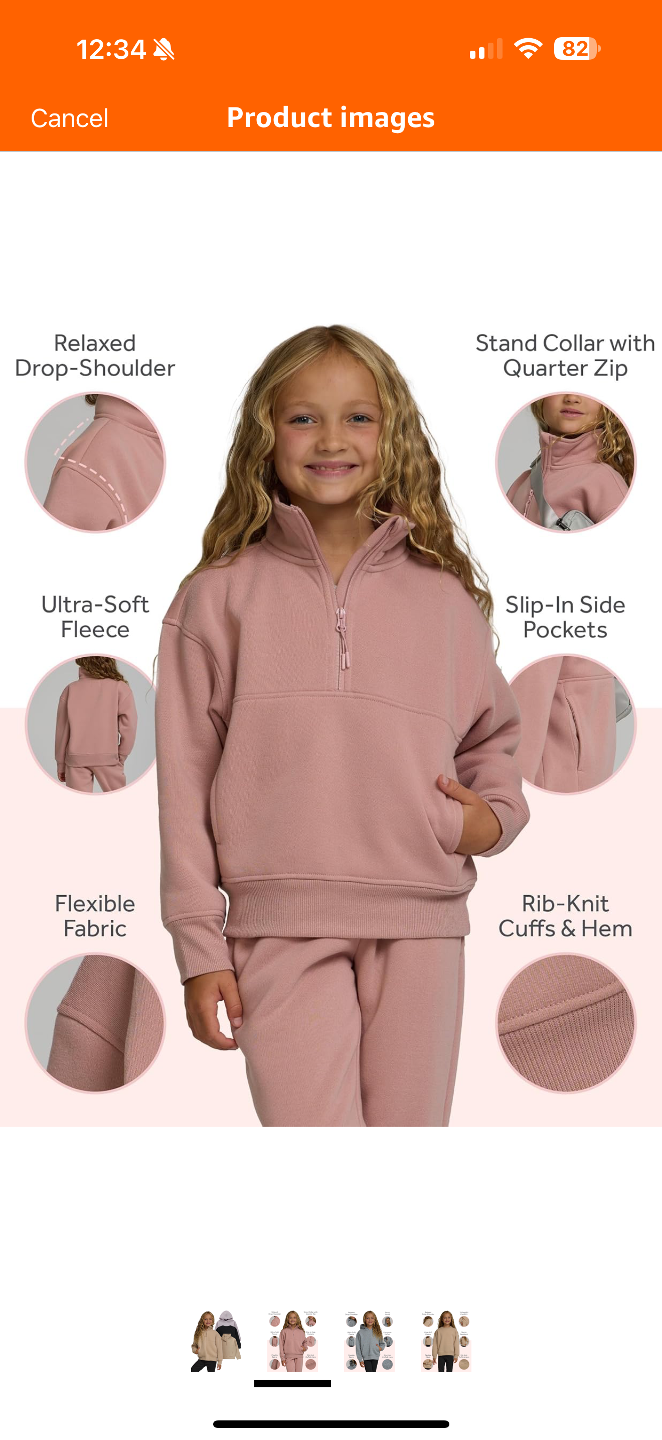 Girls 3-Pack Sweatshirts - Hoodies & Quarter Zip Fleece Set | AURORE LUXURE