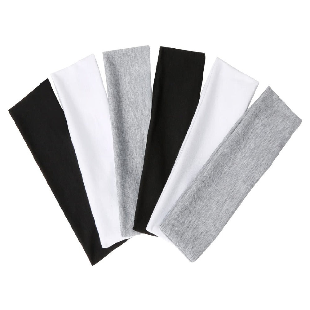 Simple Sports Headband Running Sports Anti Sweating Yoga Headband Unisex Solid Color Single Loop Headband