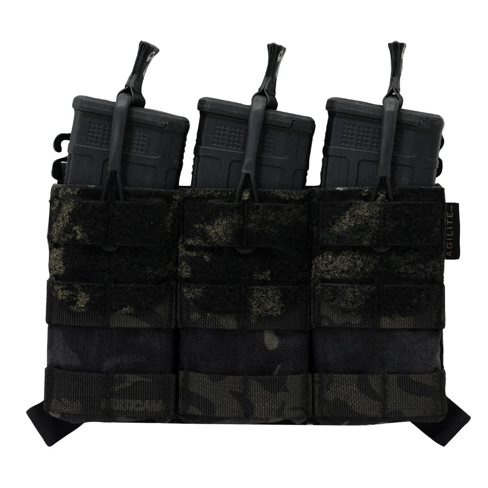 Placa frontal portacargadores triples AG3