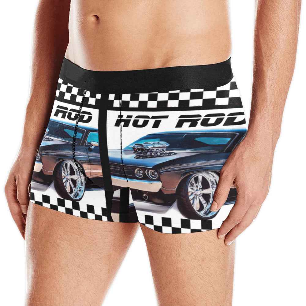 Hot Rod Muscle Car Men's All Over Print Boxer Briefs
