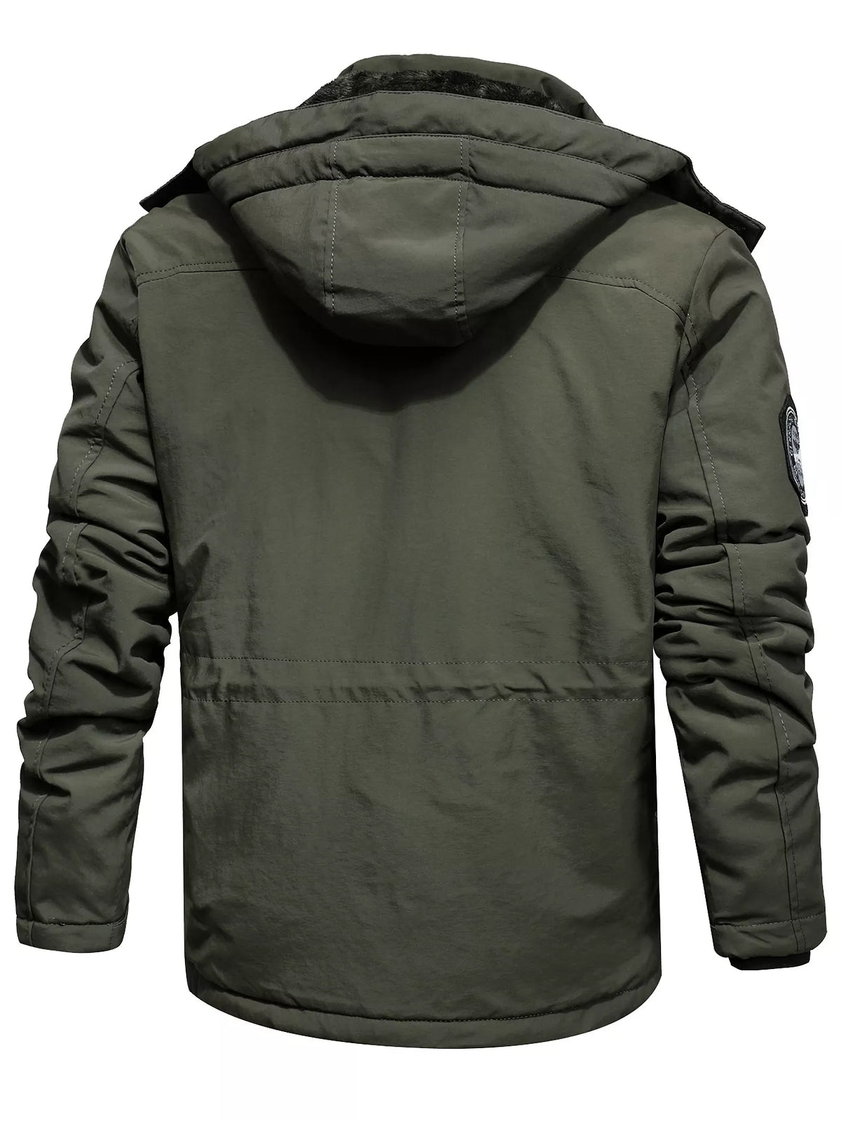 Men's Plus Size Winter Warm Hooded Padded Coat