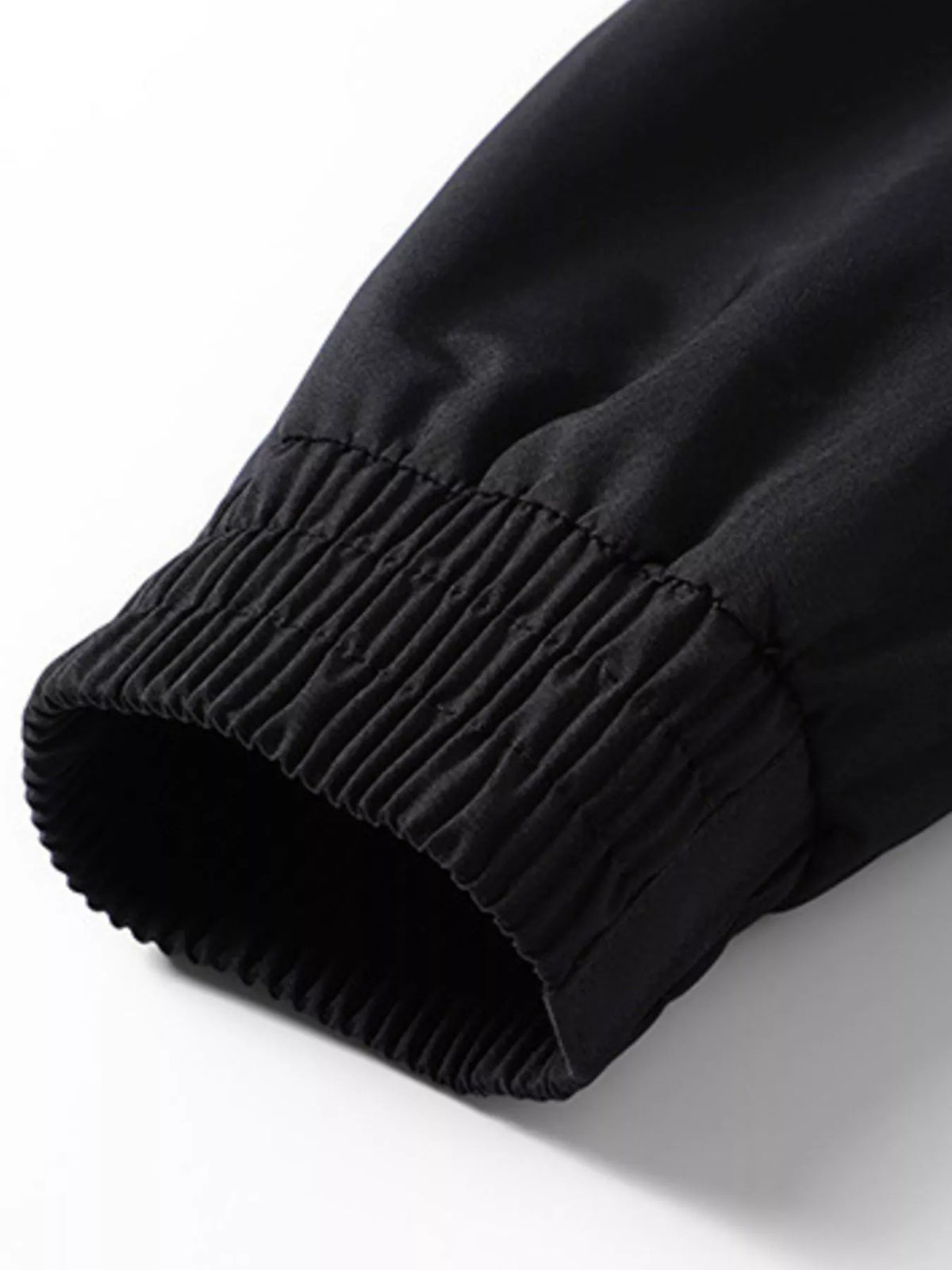 Men's Racing-Inspired Zip Up Bomber Jacket