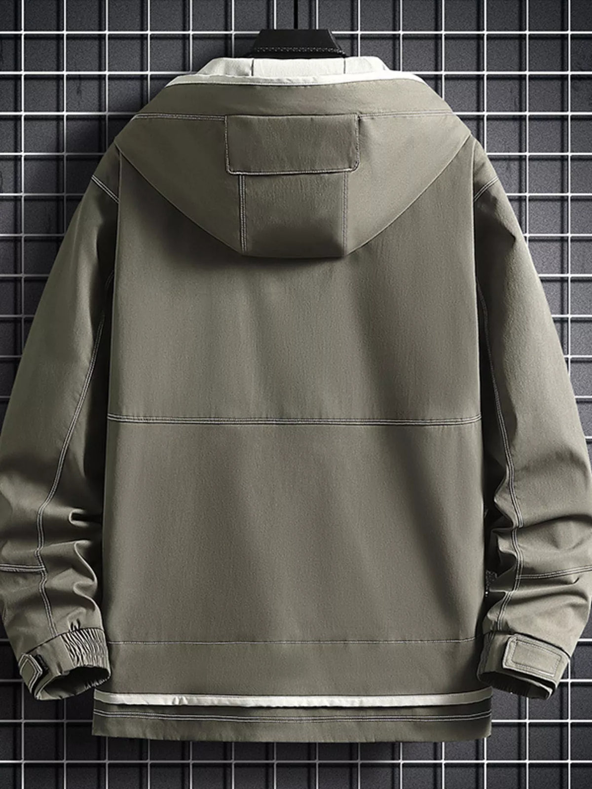 Men's Plus Size Hooded Casual Lightweight Jacket