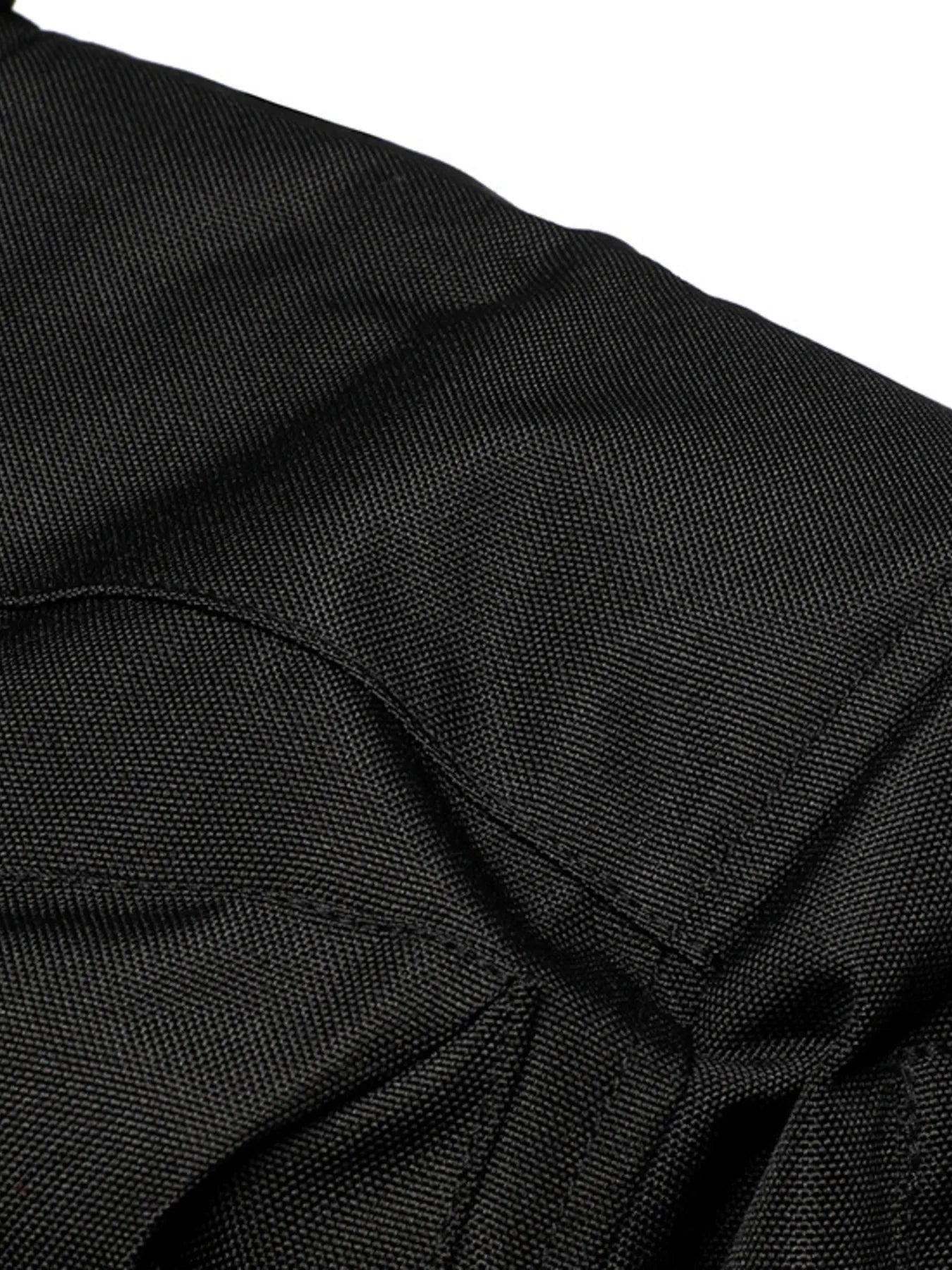 Chaqueta Impermeable Talla Grande de Hombre con Múltiples Hebillas Talla Grande